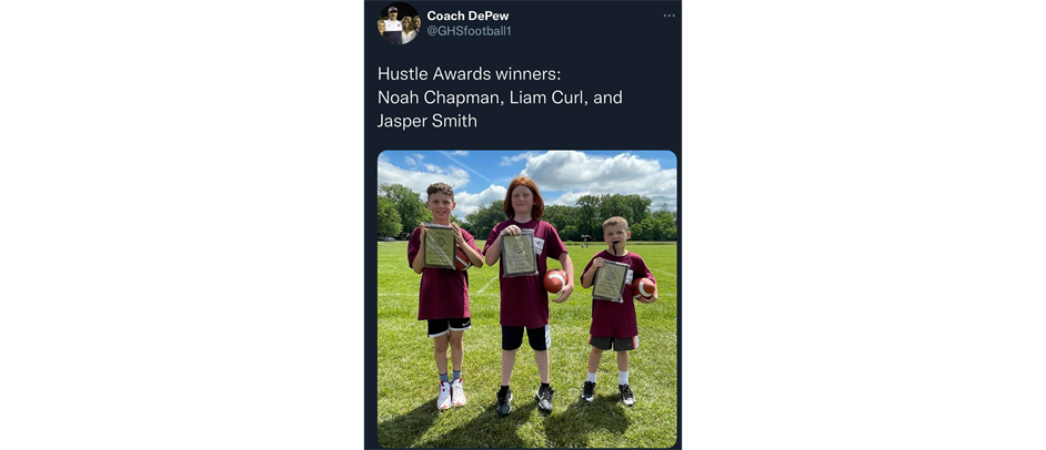 2022 Hustle Award Winners